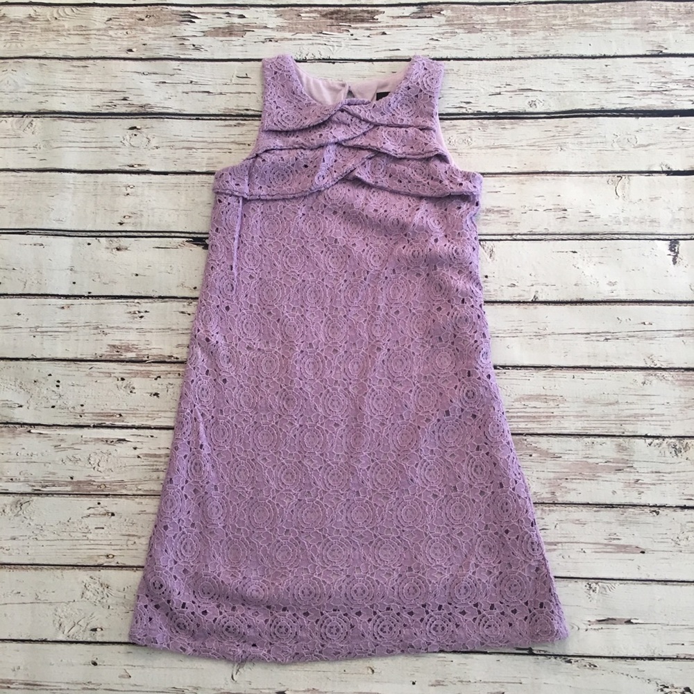 Laundry Purple Eyelet Dress
